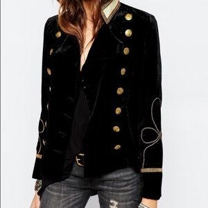 Ralph Lauren Velvet band / military Jacket
